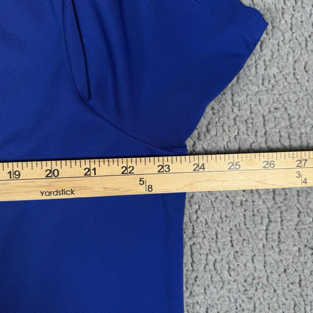 RLX‎ Ralph Lauren Polo Shirt Mens Large Blue Short Sleeve 2013 US Open Marion⛳ - Picture 9 of 10